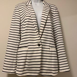 Old Navy Striped Blazer Size L.